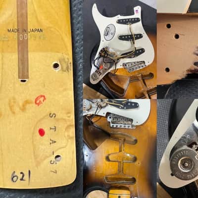 Fender ST57-900 (ST57-115) '57 Stratocaster Reissue MIJ 1991 Tobacco Sunburst Lacquer Finish USA Pickups Made in Japan Vintage w/ Hard Case image 24