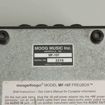 Moog Moogerfooger MF-107 FreqBox Filter Effect (2010s), ser. #4532. image 11