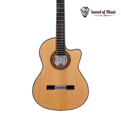 Alvarez Yairi CYM75CE Masterworks Series Classical Acoustic-Electric Guitar W/Case - Natural image 1