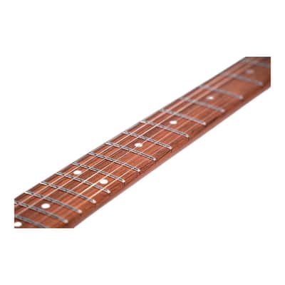 Ibanez AZ24S1 Electric Guitar with Roasted Maple Neck and Jatoba Fretboard, Violin Burst image 4