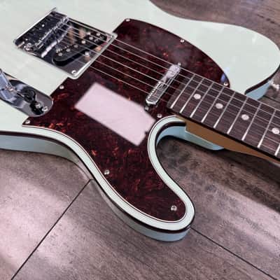 Fender American Ultra Luxe Telecaster 2021 - Surf Green Electric Guitar image 3