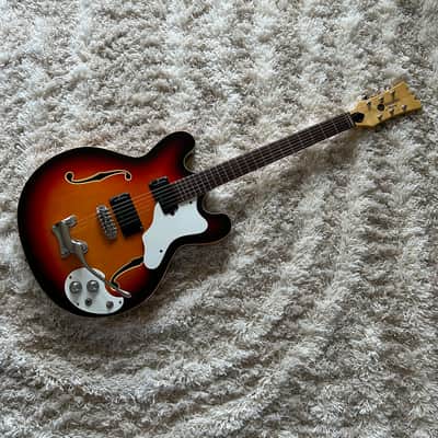 1968 Mosrite Celebrity Hollowbody Archtop Electric Guitar w/ OHSC image 2