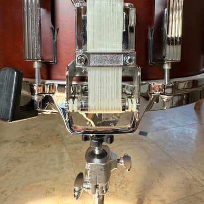 Tama 14 Ply 7x14 Heavy Birch AW3170 18mm MASTERCRAFT Snare Drum - Antique Brown (AB) image 12