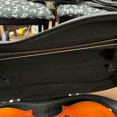 Used Wenzel Kohler 3/4 Size Cello Made in Czechoslovakia w/ Lightweight Case Local Pickup Item image 7