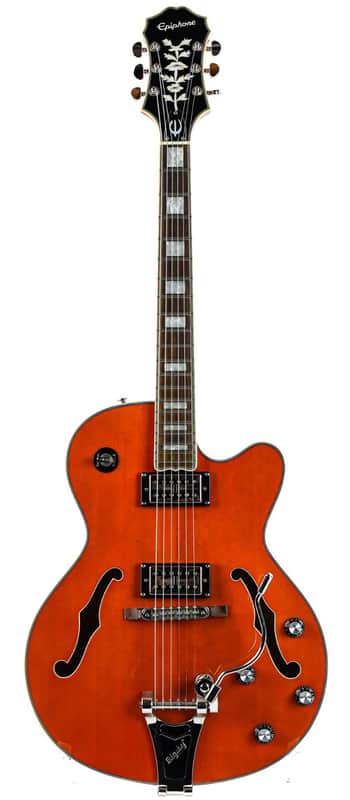 Epiphone Custom Shop Emperor Swingster Sunrise Orange 2013 image 1