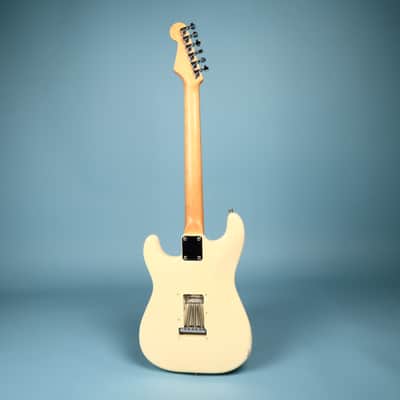 1986 Squier White Japan Stratocaster Electric Guitar image 15
