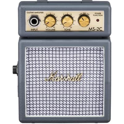 Marshall MS-2 1-watt Battery-powered Micro 1/2 Stack Amp - Vintage Grey image 1
