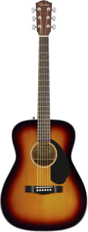 Fender CC-60S Concert Acoustic Guitar Sunburst image 1