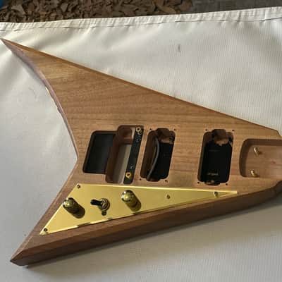 2020's Jackson JS32 RR Rhoads Natural Wood Semi Loaded Guitar Body Floyd Ready image 2
