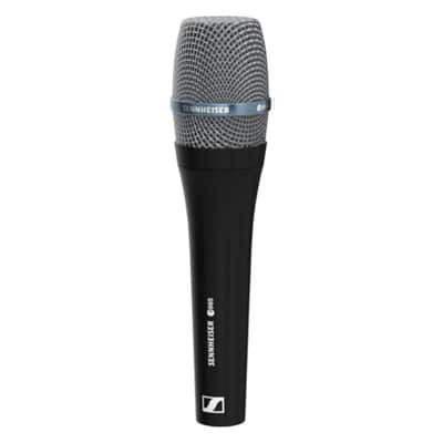 Liquid Audio - Sennheiser E 965 Condenser Handheld Vocal Microphone Bundle w/Pig Hog PHM10 8mm Mic Cable Polishing Cloth image 4