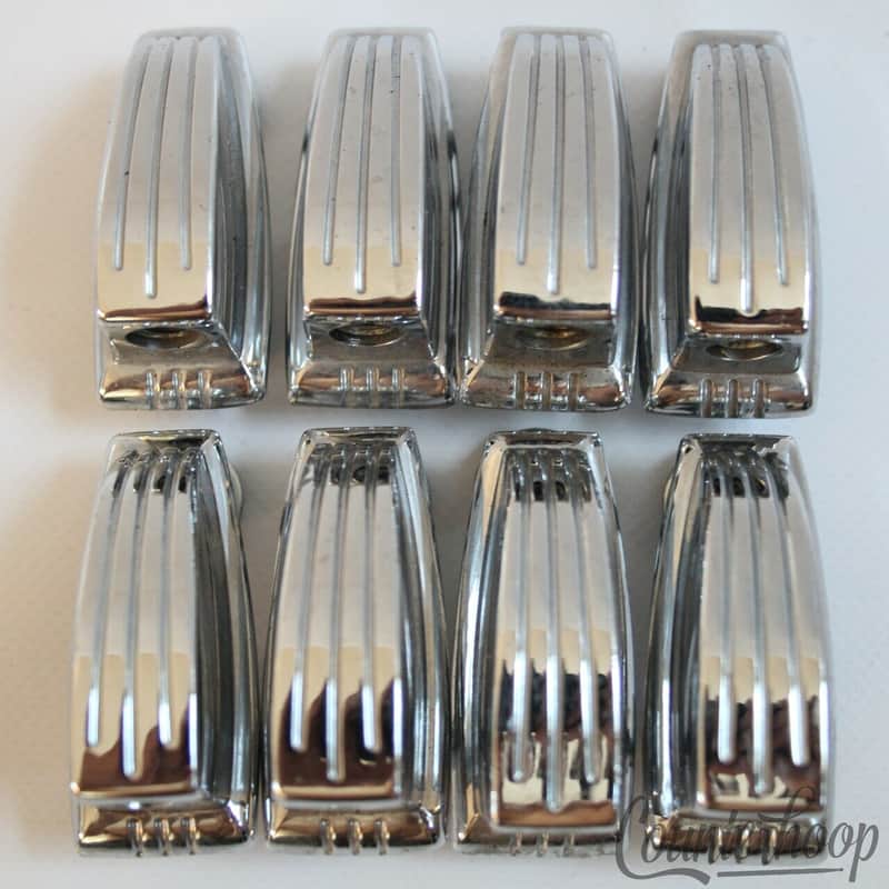 Ludwig 8x Tom/Snare Drum Lugs Vintage 60s-70s Small 1 1/4"Classic Set Chrome USA image 1