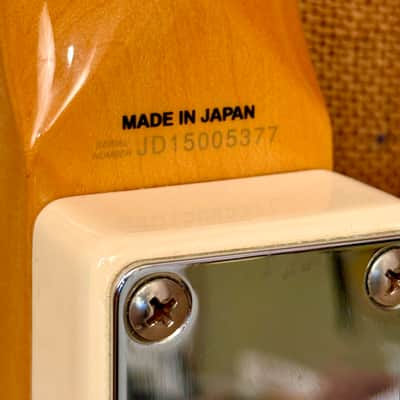 Fender MIJ Classic 60's Jazzmaster 2015 - Vintage White image 19