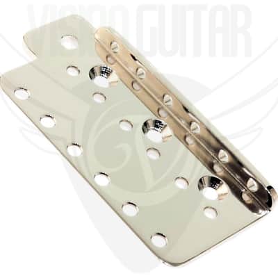 Callaham Top Plate For Vintage Strat Model Bridge 2 7/32" Spacing Nickel