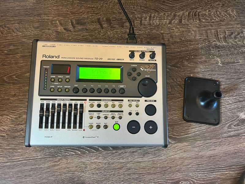 Roland TD-20 Drum Sound Module 2004 - 2008 - Silver image 1