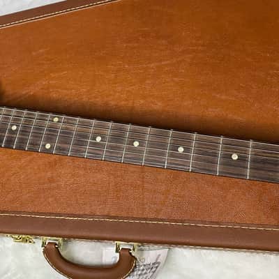 NEW! Gibson Custom 1958 Mahogany Flying V Reissue Electric Guitar - Antique Natural, VOS - WOW - Authorized Dealer - Only 6.3lbs! - G07168 image 6