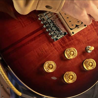 Washburn Wing American Hawk 78 - Vintage Sunburst, Crafted in Washuburn's US Custom Shop, Ash Body w/ Carved Maple Top, Neck-through Design, B-Stock image 10