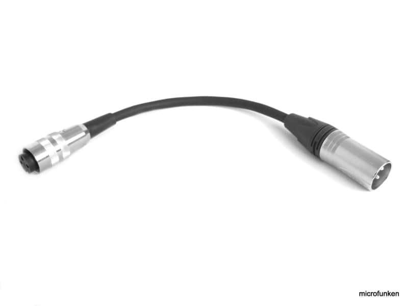 Adapter Cable XLR - DIN for vintage mics like MD421-N MD441-N Small Tuchel XLR image 1