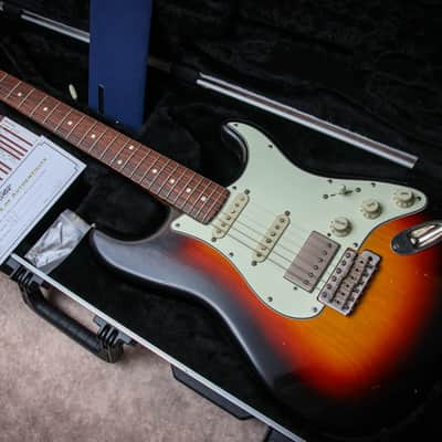 XOTIC USA XSC-2 California Classic Light Aged " 3-Tone Burst + Rosewood" (2018) image 1