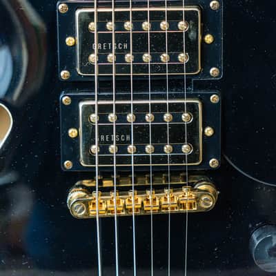 2022 Gretsch Streamliner G2627TG 3-Pickup - Black & Gold w/Cs image 7