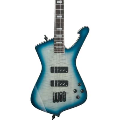 Ibanez Iceman Bass ICB720FM-CBS Cosmic Blue Starburst - 4-String Electric Bass image 3