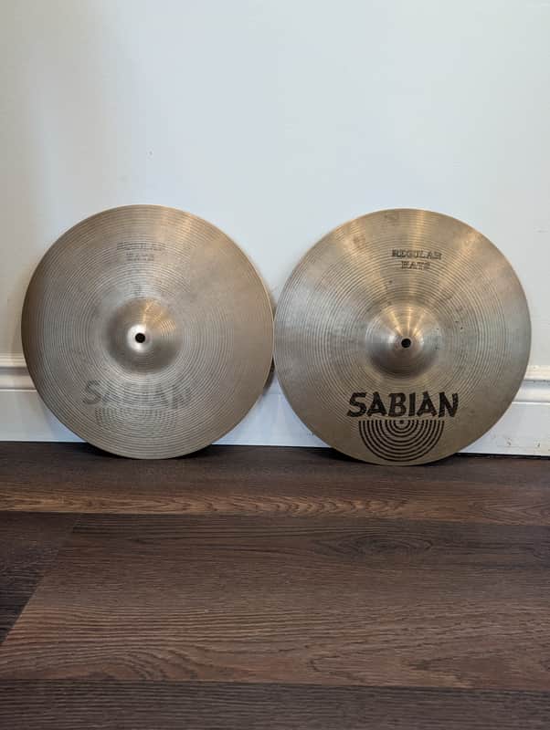 Sabian AA 14" Regular Hats 1980s image 1