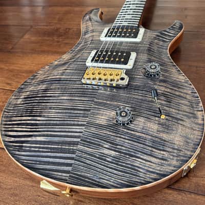 PRS Custom 24 Electric Guitar Charcoal Hybrid Package Pattern Thin 10-Top 0397875 image 2