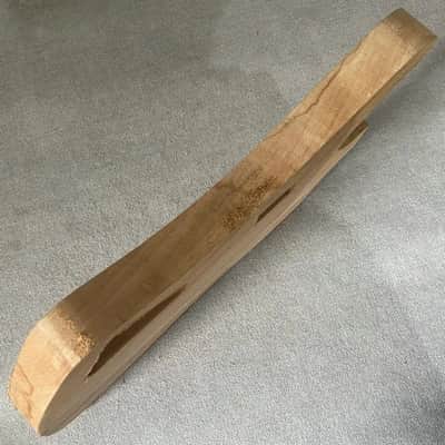 Mahogany Wood Firebird Style Bass Guitar Body image 6