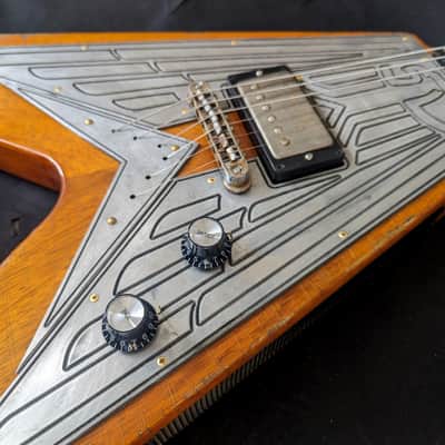 Sonicguitars V 59 Korina aged variation 2023 - ON ORDER image 3