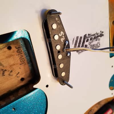 American Fender Telecaster 2019 Custom Heavy Relic Nitro Blue Sparkle image 24