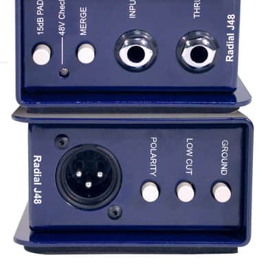 Radial J48 Active Direct Box 2010s - Blue image 4