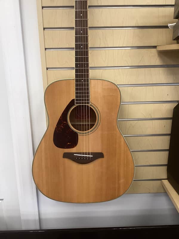 Yamaha FG720S-BL Dreadnought Acoustic Guitar Black | Reverb