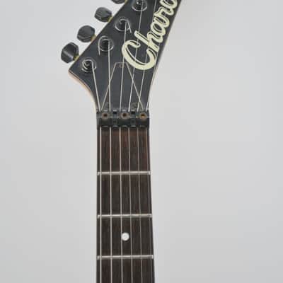 Charvel 375 Deluxe with Rosewood Fretboard 1989 - 1991 - Transparent Amber - Chainsaw Case image 3