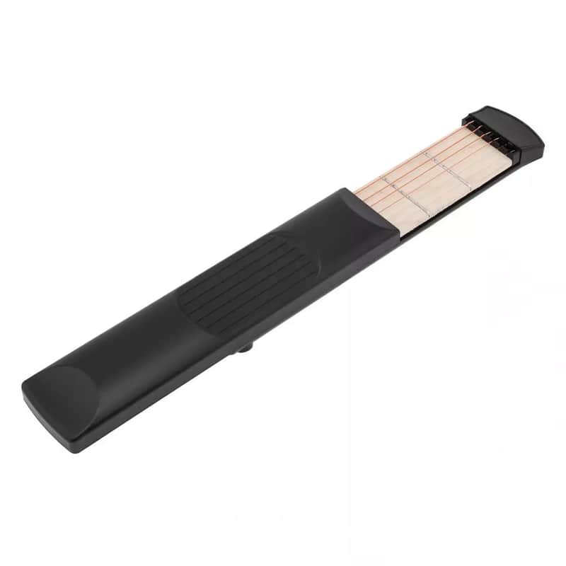OEM 6-Fret Pocket Guitar Practice Neck – Portable Chord Trainer for Beginners & Pros 2025 - Black image 1