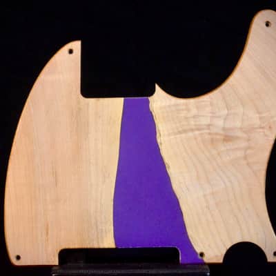 Fender Telecaster Pickguard - Live Edge Figured Maple image 1