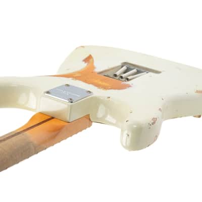 Fender Custom Shop 1955 Stratocaster Desert Tan over Sunburst Heavy Relic 2017 image 9