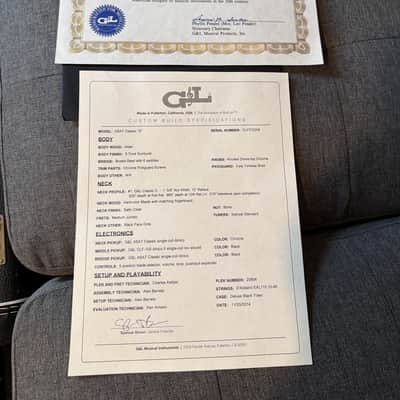 G&L Fullerton ASAT Classic 'S'-ALNICO 2014 3 Tone Sunburst image 12