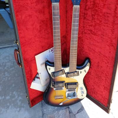 Mosrite Joe Maphis Double Neck 1960s  Sunburst image 1