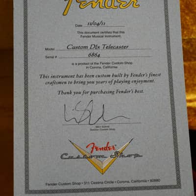 2011 Fender Custom Shop Telecaster Deluxe Limited Run w/COA Greasebucket Tone Circuit Dakota Red w/Case image 19