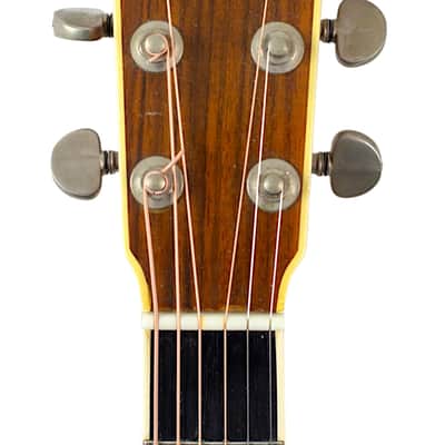 Early '70s B.C. Rich B-28 Left-Handed Acoustic Guitar Natural #404258 image 5