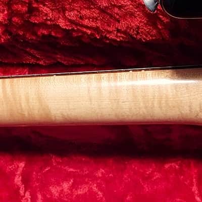 RARE 2009 Momose Sonix Custom Craft Guitar ST-62 3TS <> FLAME Maple Neck <> Bacchus Deviser <> Custom Shop Level Quality <> Momose Stratocaster Tweed Case <> 100% Original image 15