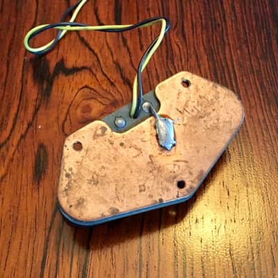 Fender Telecaster bridge pickup 1973 Grey bottom original vintage usa tele image 2