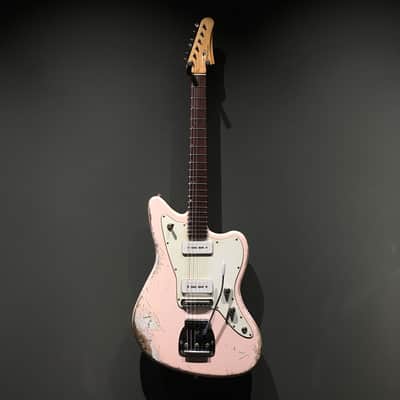 Made to Order - FRANCHIN Neptune guitar Relic Aged 100% Nitro Lacquer (Sunburst/ Black/ White/ Blue/ Green/ Yellow/ Red/ Pink/ Burgundy/ Purple/ Gold/ Silver, etc.) Offset Jazzmaster Style Made in Italy image 12