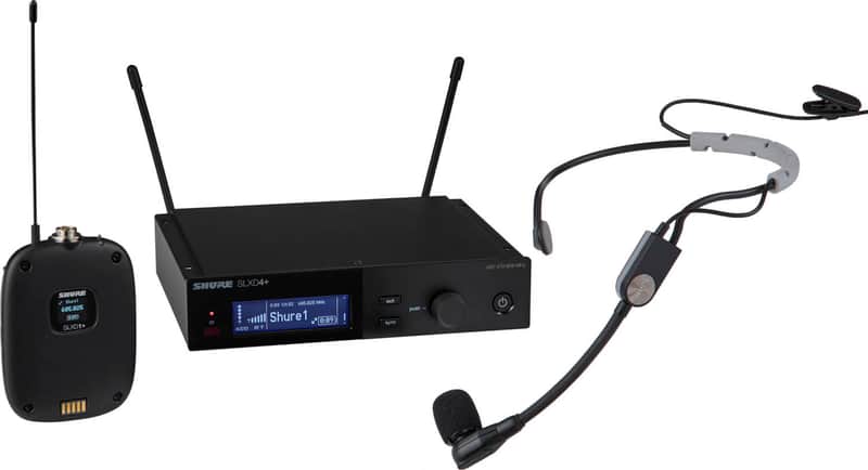 Shure SLXD14+/SM35 Headset Wireless Microphone System image 1