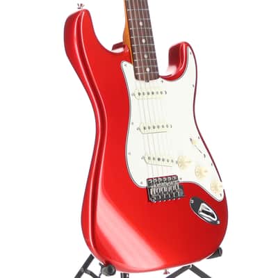 Fender Certified Pre-Owned American Vintage II 1965 Stratocaster, Round-Lam Rosewood Fingerboard, Candy Apple Red (F2) (61939) image 3