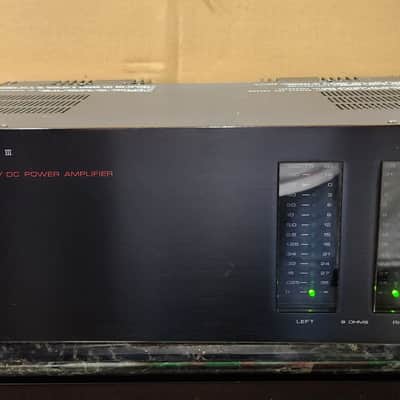 Nikko Alpha III Power Amplifier Vintage 1981 Black image 1