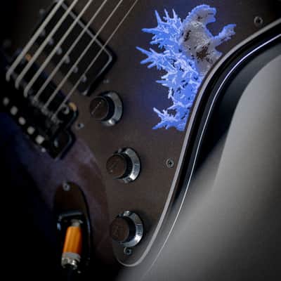 Fender Japan Godzilla Blue Stratocaster - Godzilla 70th Anniversary Collaboration Collection Limited Edition image 9