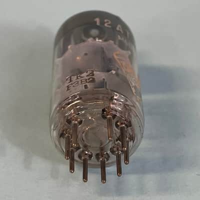 1963 Amperex 12AT7 ECC81 Vintage Bugle Boy Tk2 Suresnes France Preamp Tube! T105 image 6
