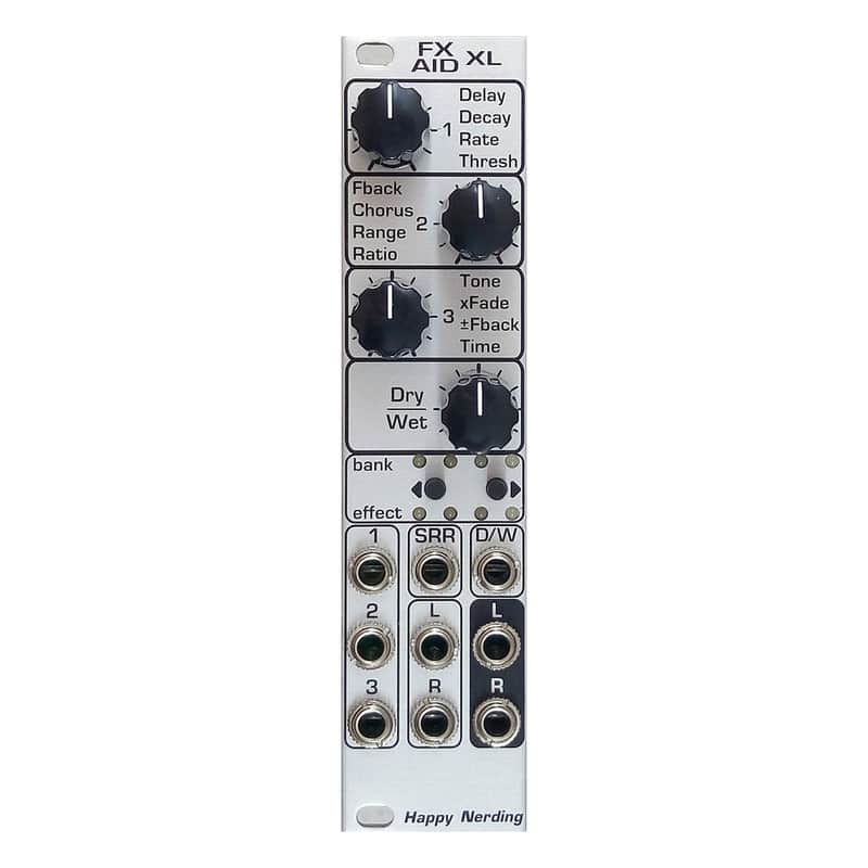 Happy Nerding FX Aid XL Eurorack Multi Effects Module (Silver) image 1