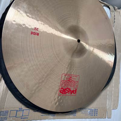 Paiste 2002 Cymbal Set — 22" Ride, 16" Crash, 14" Medium Hi-Hats (Made in Switzerland) image 2