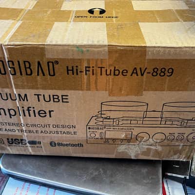 AOSIBAO Hi-Fi Tube Amplifier AV-889 good working great cosmetic condition image 19
